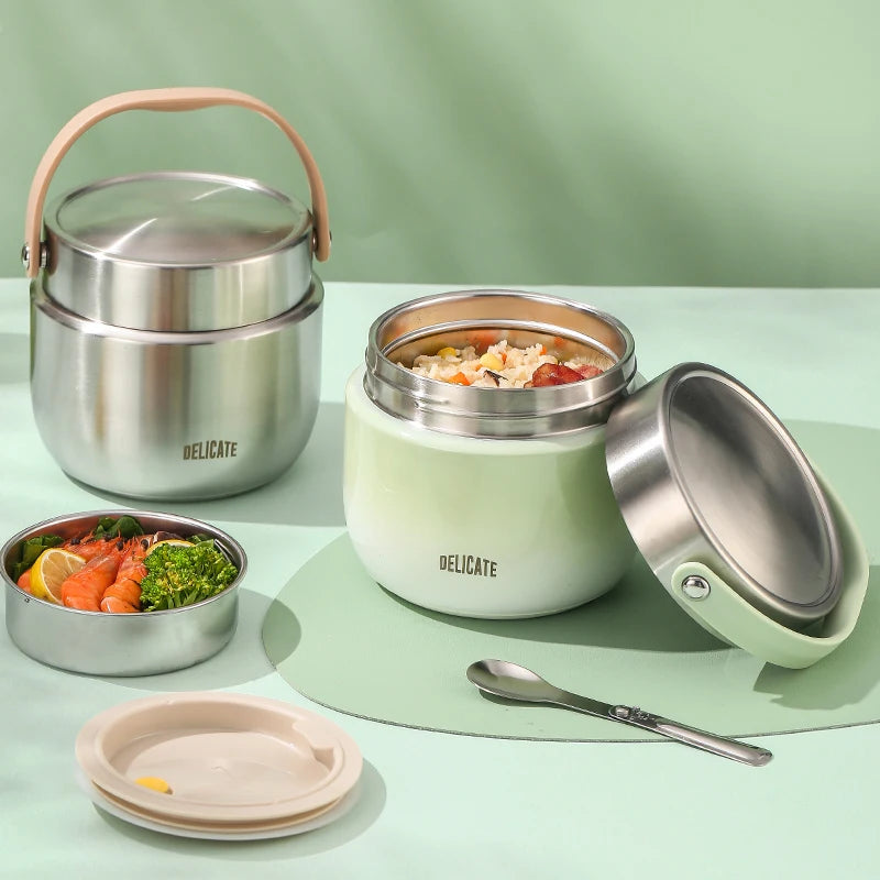 Lunchbox isotherme Scandinavia – Set complet sac & cuillère