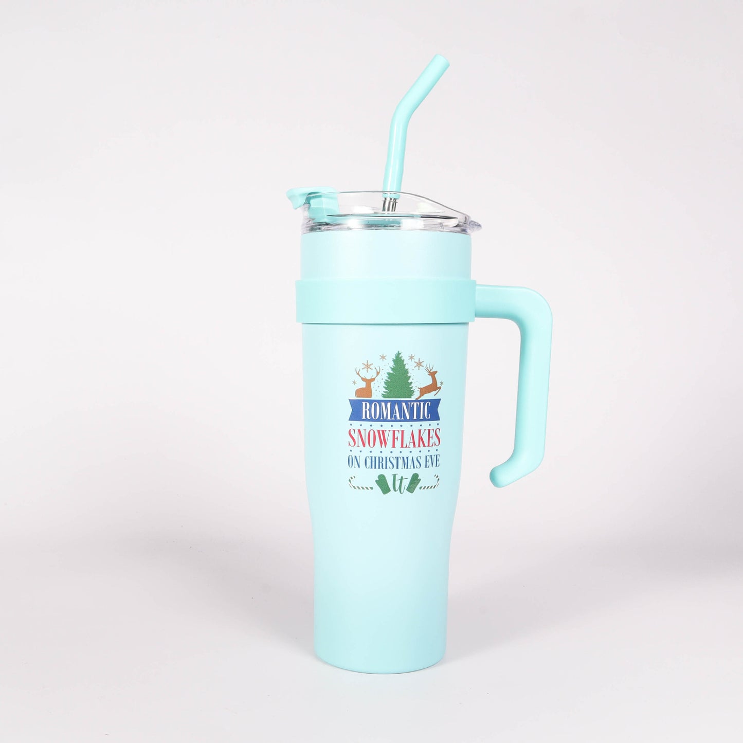 Tasse Isotherme 1250ml avec paille - Tumbler Inox