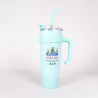 Tasse Isotherme 1250ml avec paille - Tumbler Inox